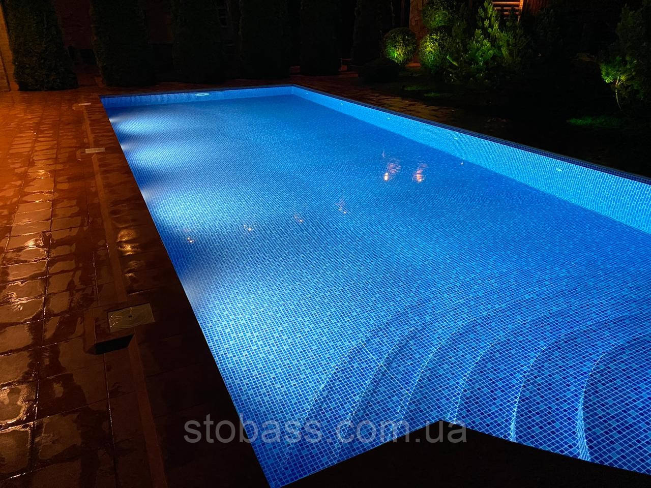 Лайнер (плівка ПВХ) для басейнів Cyrus Blue CGT Alkor AQUADECOR 1,65х25 - Зображення 5