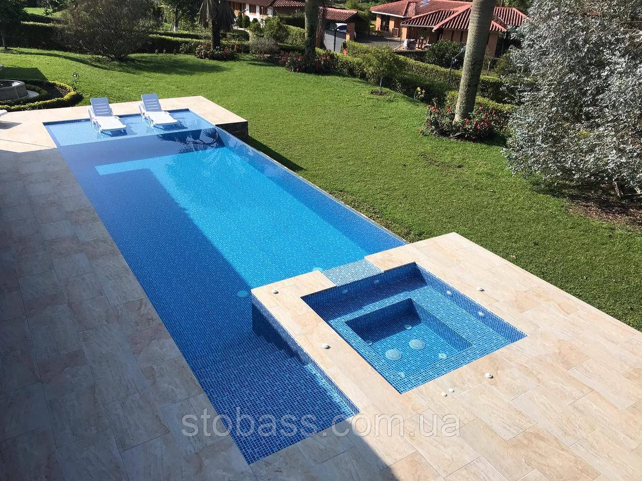 Лайнер (плівка ПВХ) для басейнів Cyrus Blue CGT Alkor AQUADECOR 1,65х25 - Зображення 4