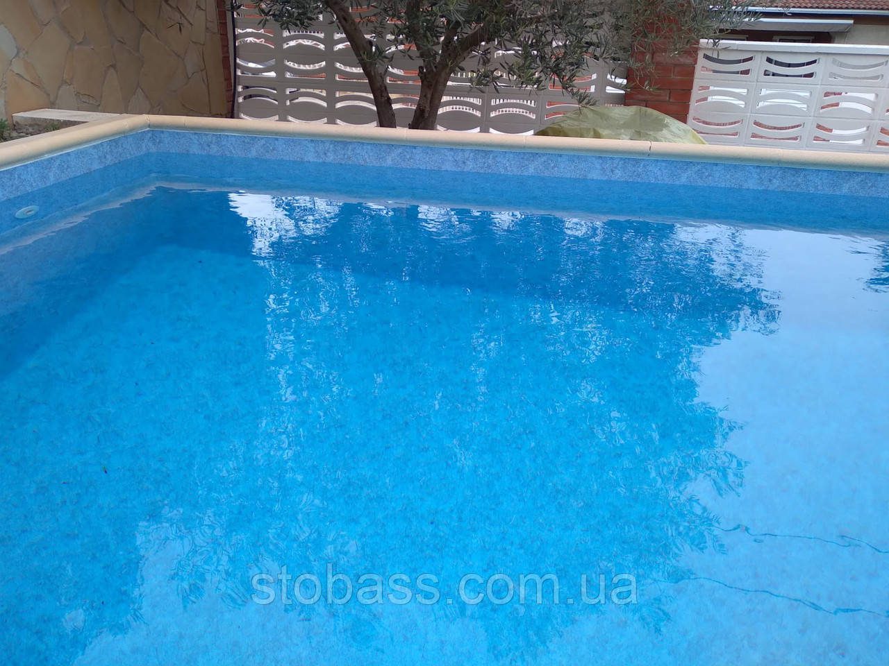 3D Лайнер (плівка ПВХ) для басейнів Granit Blue CGT Alkor AQUASENSE EMB 1,65х21 - Зображення 7