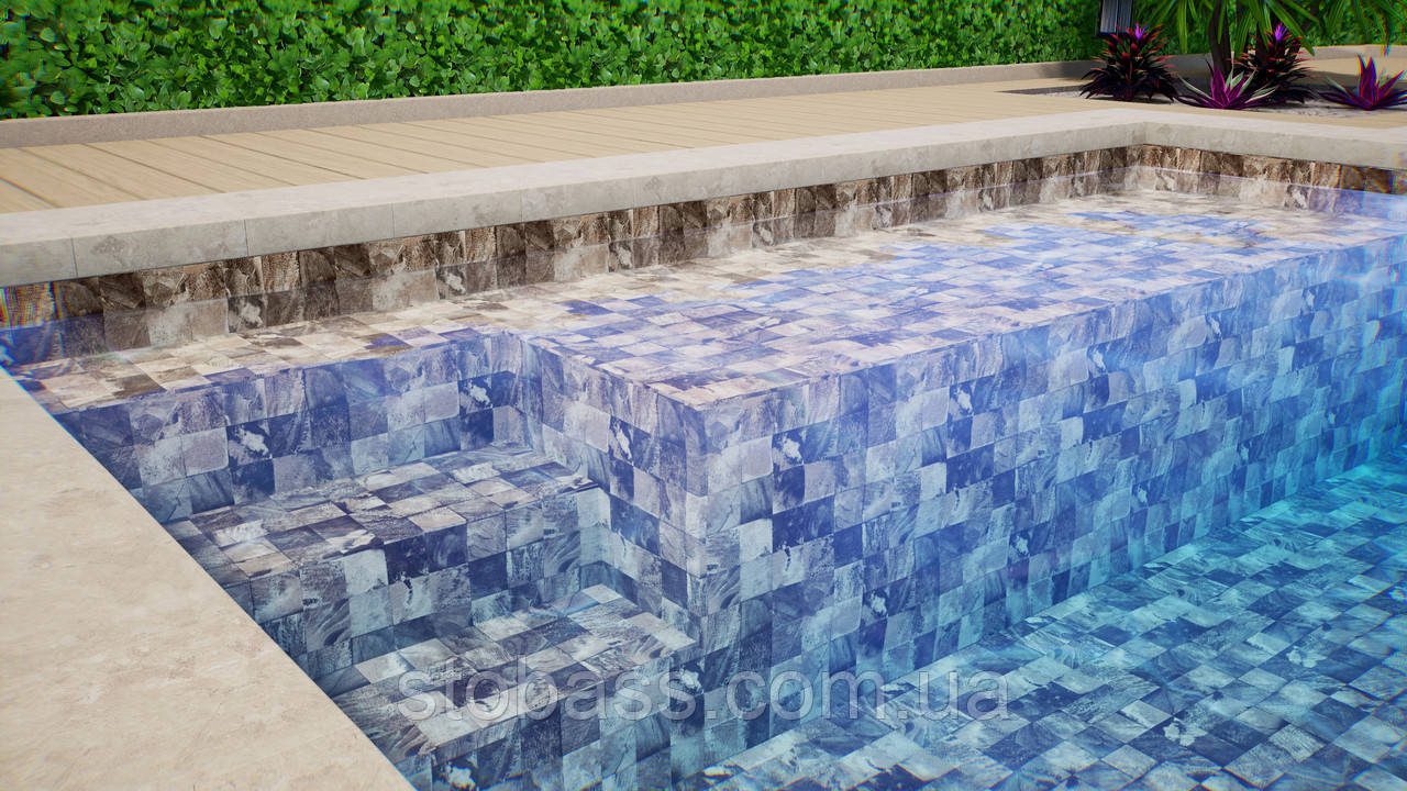 3D Лайнер (плівка ПВХ) для басейнів Fidji Brown Sand CGT Alkor AQUASENSE Signature 1,65х21 - Зображення 6