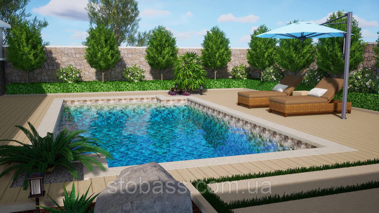 3D Лайнер (плівка ПВХ) для басейнів Fidji Brown Sand CGT Alkor AQUASENSE Signature 1,65х21 - Зображення 8