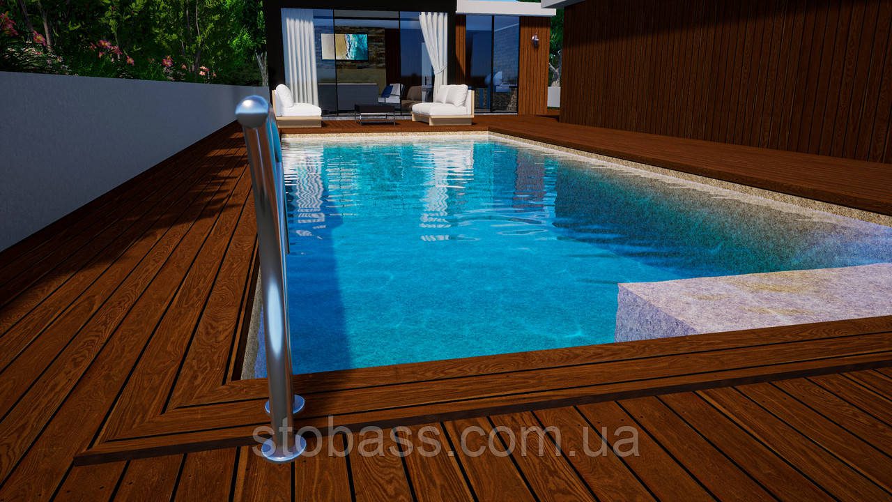 3D Лайнер (плівка ПВХ) для басейнів Granit Golden CGT Alkor AQUASENSE Signature 1,65х25 - Зображення 5