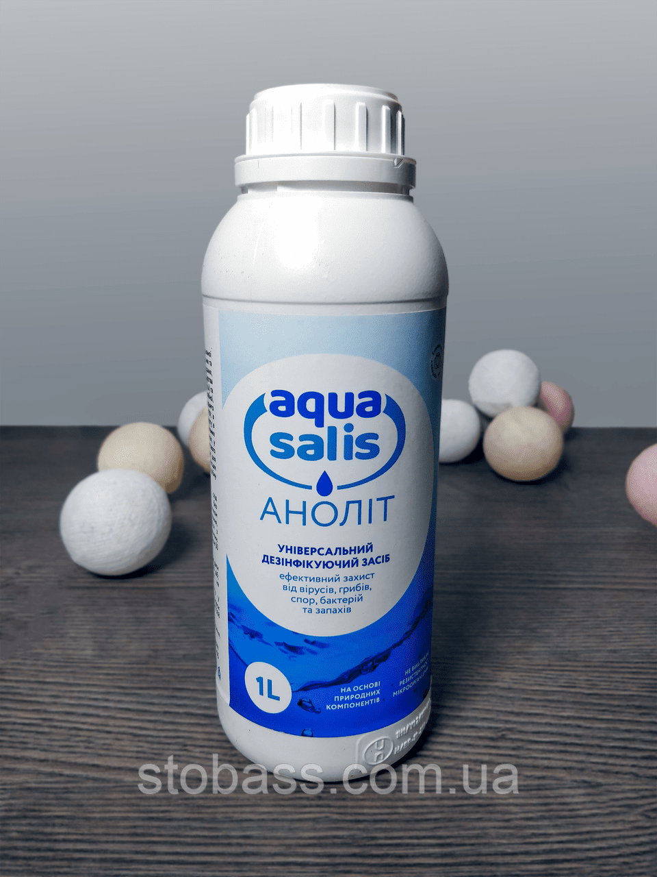 Дезінфікувальний Екозасіб Аноліт "AQUA SALIS" 1.0 л. - Зображення 2