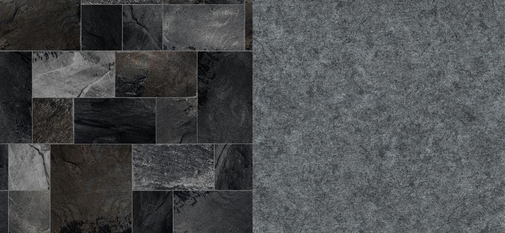 3D Лайнер (плівка ПВХ) для басейнів Fidji Brown Basalt + Granit Grey CGT Alkor Mix & Match 1,65х25м